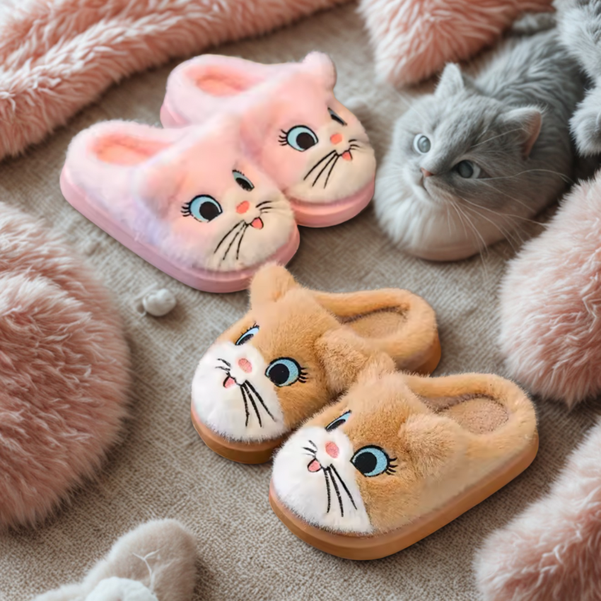 Chaussons My-Sérénicat™ Enfant – Doux & sécurisants