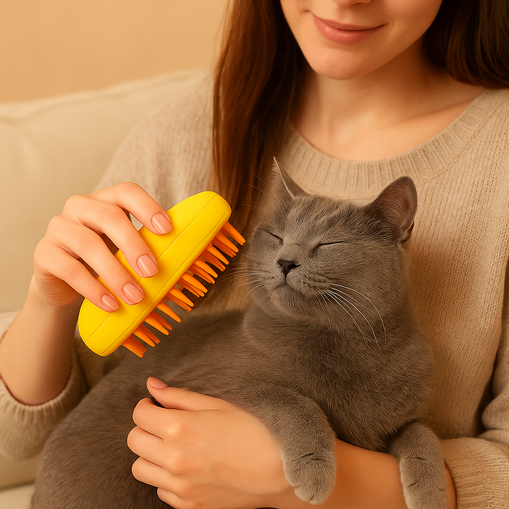Brosse My-Sérénicat™ – Adieu les poils, bonjour la douceur