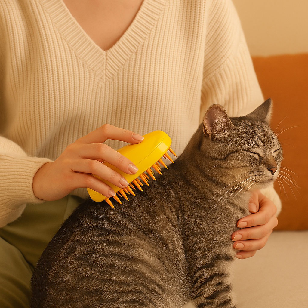 Brosse My-Sérénicat™ – Adieu les poils, bonjour la douceur